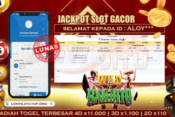 SLOT WILD BANDITO – LONTEJITU 15 JUNI 2025